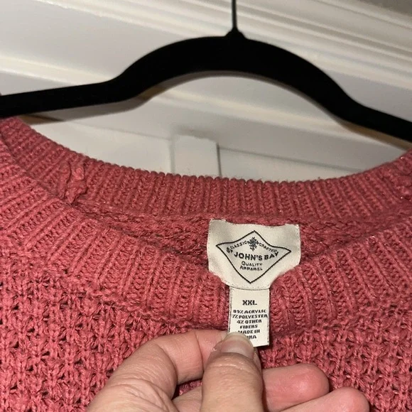 Women's Mauve Sweater St Johns Bay xxl - Picture 3 of 6